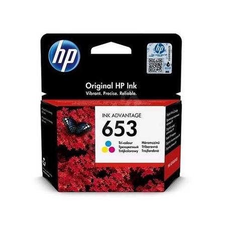 ראש דיו צבעוני מקורי HP 653 3YM74AE
