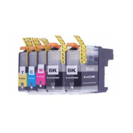 סט ראשי דיו תואמים lc123 + ראש דיו שחור נוסף