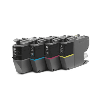סט 4 ראשי דיו תואמים brother lc422 bk/c/m/y