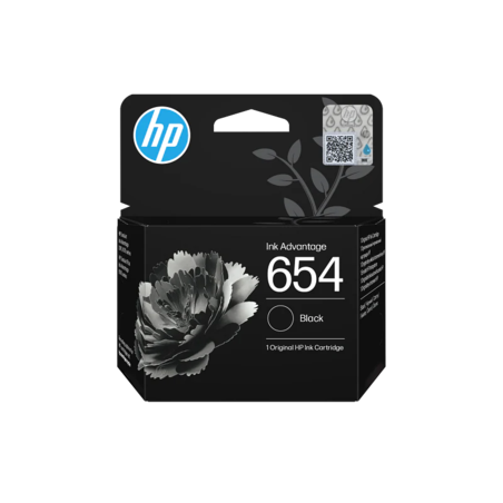 ראש דיו שחור מקורי HP 654