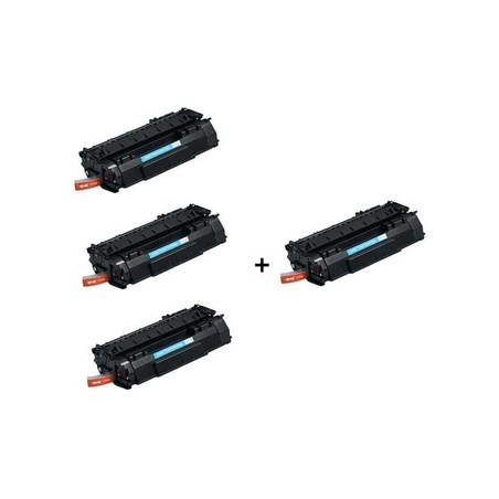 קנה 3 טונרים HP 53X/ HP Q7553X, קבל טונר נוסף חינם