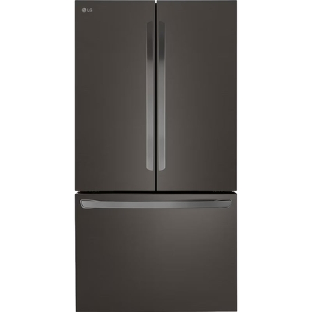 מקרר 3 דלתות מקפיא תחתון 750 ליטר LG GR-B278SE עם התקן שבת מובנה - גימור נירוסטה מושחרת