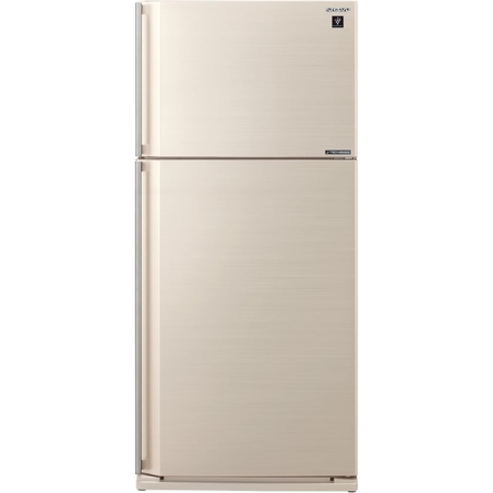 מקרר מקפיא עליון 550 ליטר נטו Sharp SJ-3770-BG עם התקן שבת מובנה - גימור בז'
