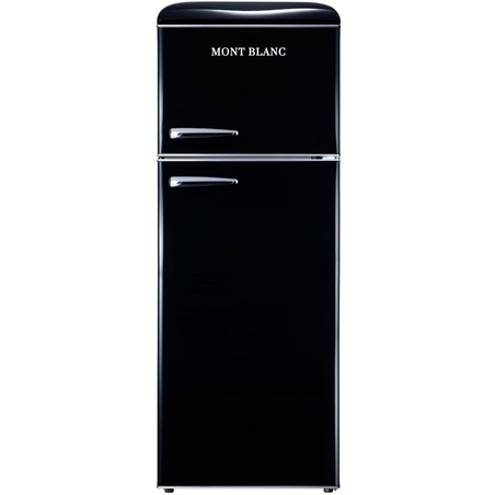 מקרר מקפיא עליון 215 ליטר נטו Mont Blanc MBR-290DF-BLK - צבע שחור