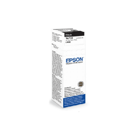 מכל דיו מקורי שחור EPSON T6731 BK