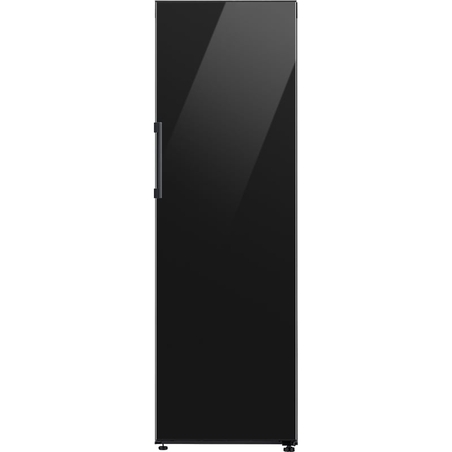 מקרר דלת אחת 387 ליטר נטו Samsung Bespoke RR39C7650BK - גימור זכוכית שחורה