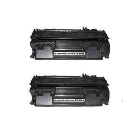 2 טונרים HP ce505a 05a
