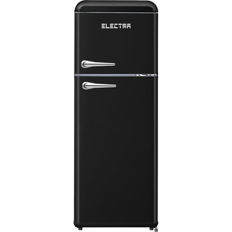 מקרר מקפיא עליון רטרו 208 ליטר Electra ELR210BL - גימור שחור