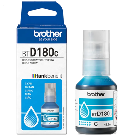 מיכל דיו כחול מקורי BROTHER BTD180C