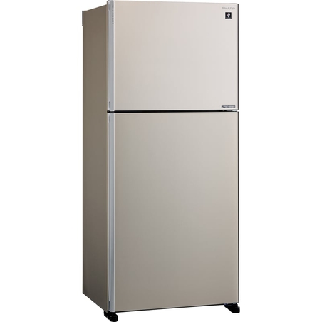 מקרר מקפיא עליון 556 ליטר נטו Sharp SJ-3655BG עם התקן שבת מובנה - גימור בז'