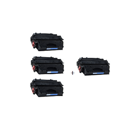 3 טונרים תואמים hp cf226x + טונר נוסף חינם