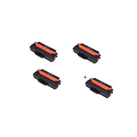 קנה 3 טונרים תואמים samsung 103L + טונר נוסף חינם