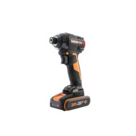 מברגת אימפקט 20V עם סוללה 2A ומטען