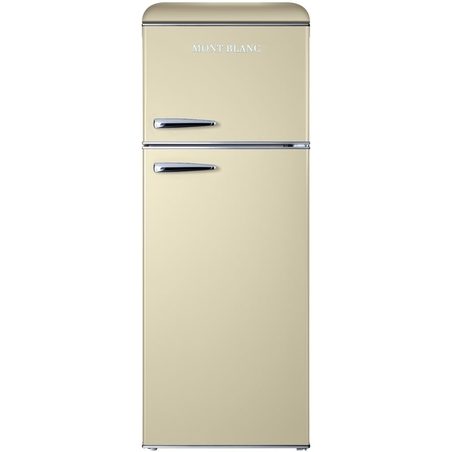 מקרר מקפיא עליון 215 ליטר נטו Mont Blanc MBR-290DF-BEJ - צבע בז'
