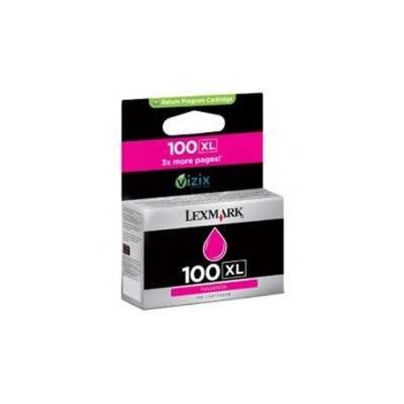 ראש דיו אדום מקורי LEXMARK 100XL M 14N1070E