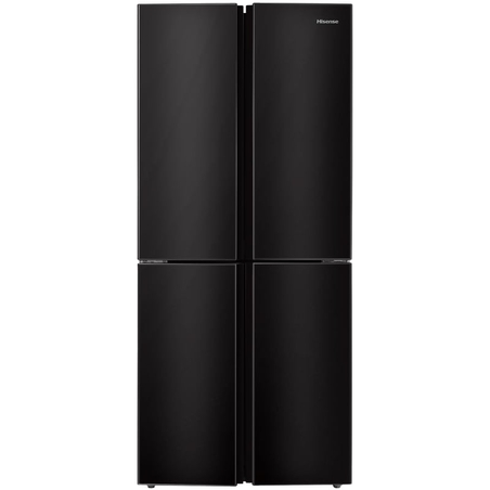 מקרר 4 דלתות מקפיא תחתון 427 ליטר נטו Hisense RQ57BS - צבע שחור