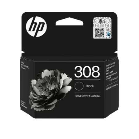 ראש דיו מקורי שחור HP 308