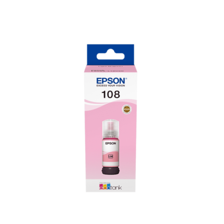 מיכל דיו אדום בהיר מקורי EPSON 108 C13T09C64A