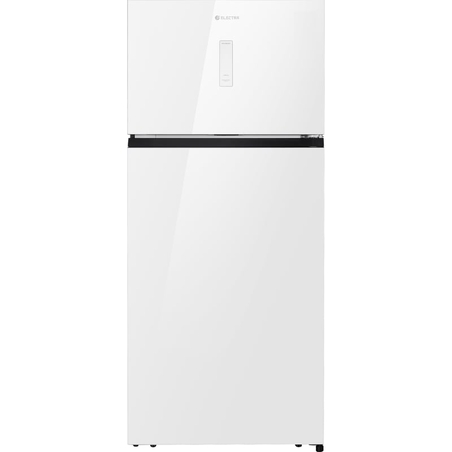 מקרר מקפיא עליון 480 ליטר נטו Electra EL520GW - גימור זכוכית לבנה
