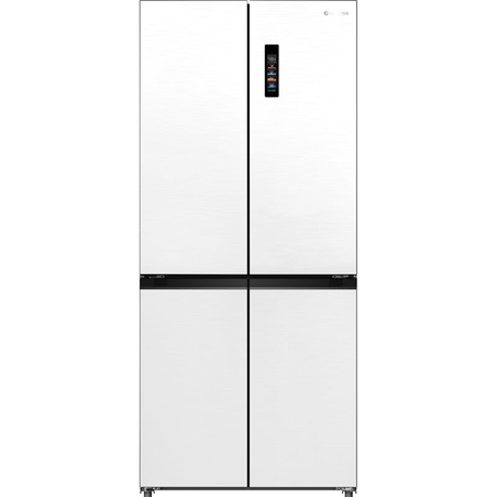 מקרר 4 דלתות מקפיא תחתון 502 ליטר נטו Electra EL5070W קו אפס עם ארונות מטבח - גימור צבע לבן