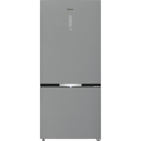 מקרר מקפיא תחתון 615 ליטר נטו Whirlpool WBMF 843643 XIL עם מצב שבת מובנה - גימור נירוסטה