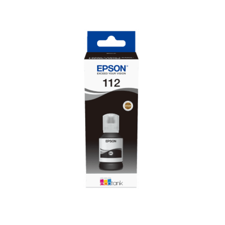 מיכל דיו שחור מקורי Epson 112 C13T03V14A