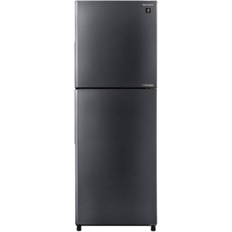 מקרר מקפיא עליון 360 ליטר נטו Sharp SJ-2236-DS - גימור נירוסטה מושחרת