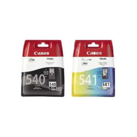 זוג ראשי דיו מקוריים: canon pg540+cl541