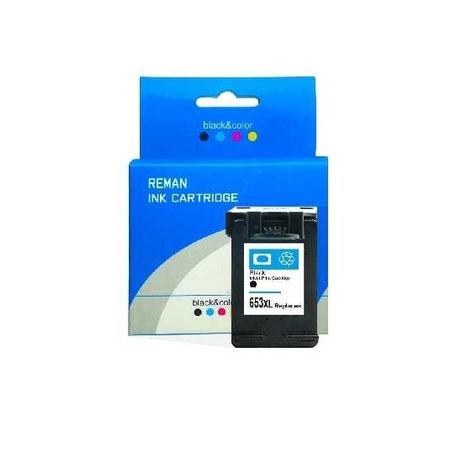ראש דיו שחור תואם HP 653XL
