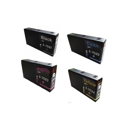 סט 4 ראשי דיו תואמים EPSON T702X