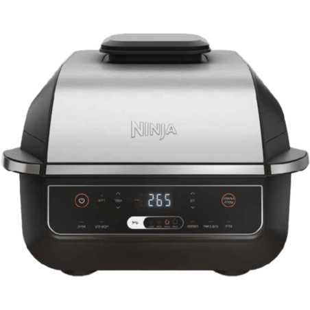 גריל חשמלי Ninja Grill EG203 - צבע שחור עם נירוסטה שלוש שנים אחריות ע