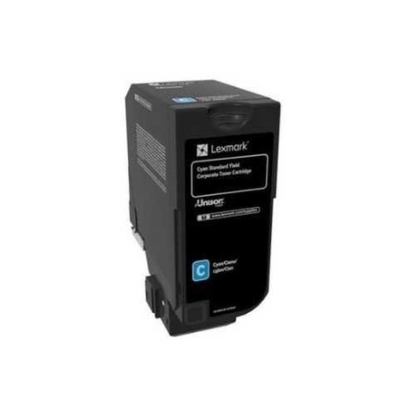 טונר כחול מקורי LEXMARK 74C5HCE