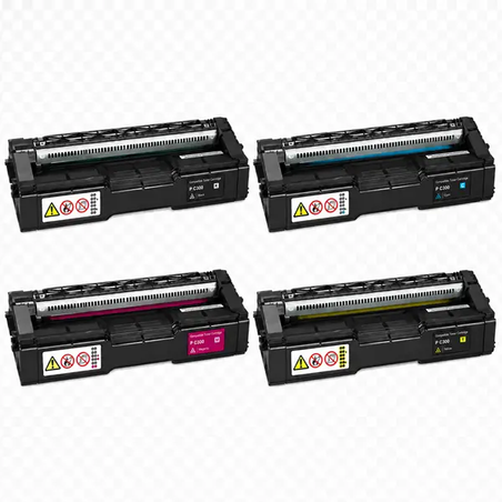 סט טונרים תואמים למדפסת RICOH P C300W BK/C/Y/M