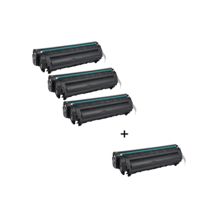 3 טונרים תואמים 12A+ טונר 12A נוסף חינם
