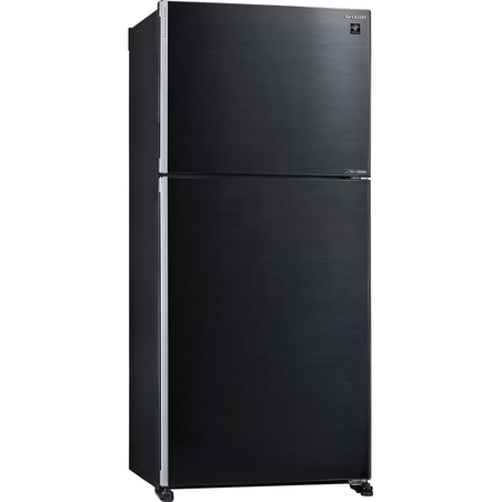 מקרר מקפיא עליון 556 ליטר נטו SJ-3655BK Sharp עם התקן שבת מובנה - גימור שחור