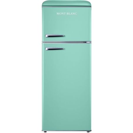 מקרר מקפיא עליון 215 ליטר נטו Mont Blanc MBR-290DF-PS - צבע ירוק פיסטוק