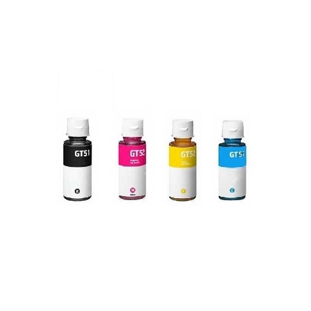 סט מכלי דיו תואמים HP GT51BK/GT52/GT52C/GT52Y/GT52M