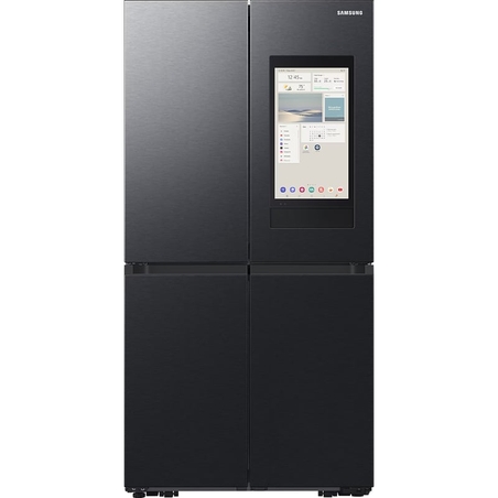 מקרר חכם 4 דלתות 809 ליטר נטו + בר מים פנימי ומסך Samsung Family Hub RF87DG9817B1 מהדרין - גימור שחור
