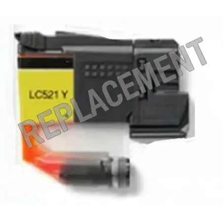 ראש דיו צהוב תואם brother lc521y