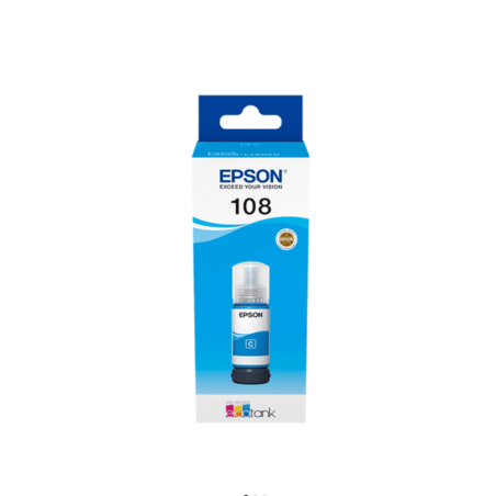 מיכל דיו כחול מקורי EPSON 108 C13T09C24A