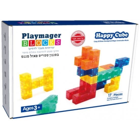משחק מגנטים טטריס 17 חלקים PLAYMAGER