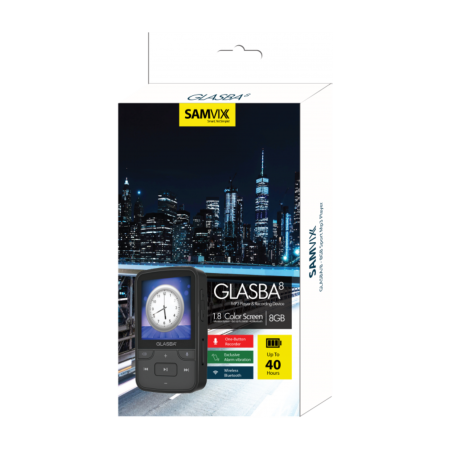 נגן MP3 גלסבה 8 | GLASBA 8 SAMVIX