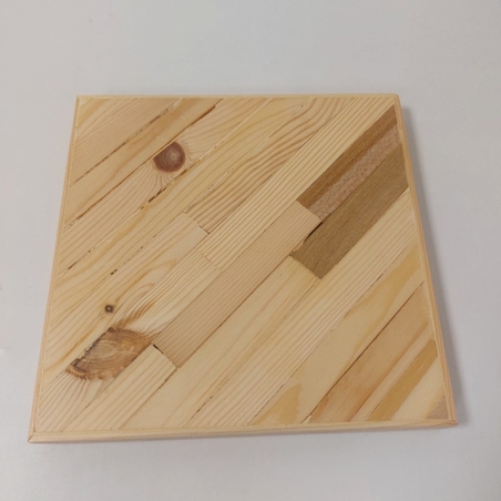 משטח לסירים מעץ דגם  פסיפס מרובע