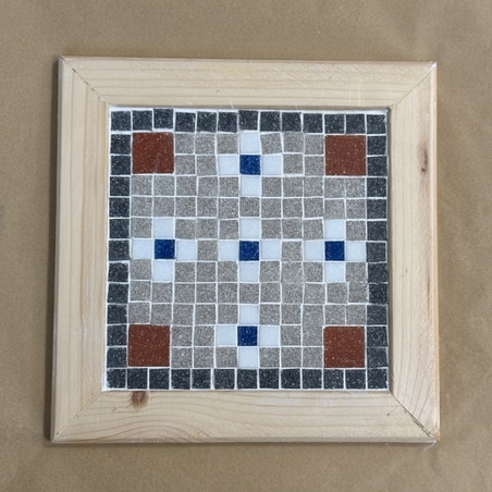 משטח לסירים פסיפס דגם פרחים