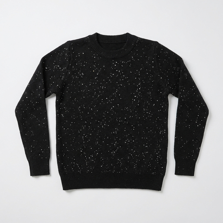 סוודר שחור נינה