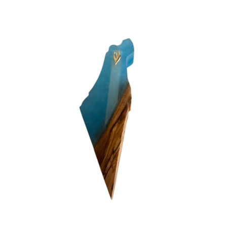 מזוזה בצורת מפת ארץ ישראל