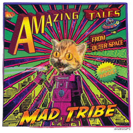 פוסטר mad tribe/space tribe 01
