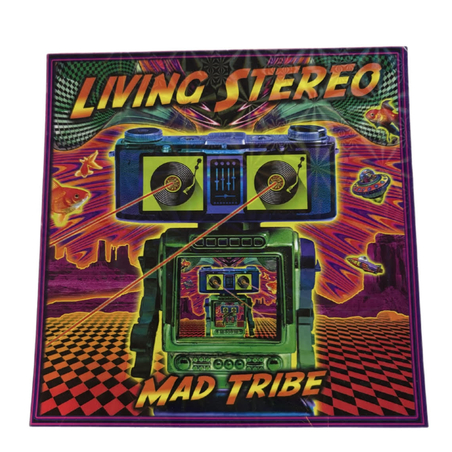 גלויה MAD TRIBE -living stereo
