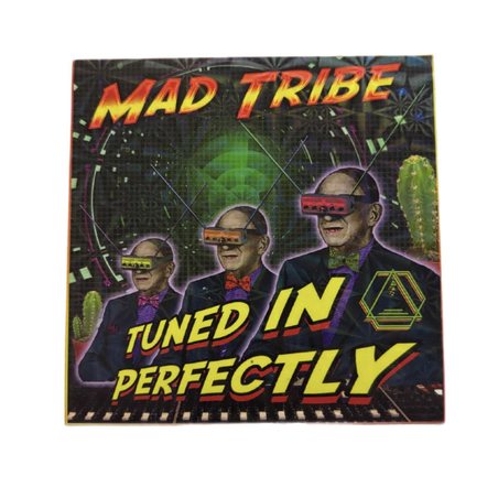 סטיקר MAD TRIBE -tuned in perfectly