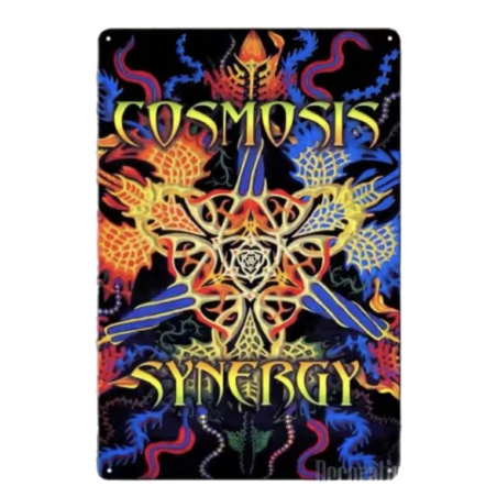 שלט מתכת COSMOSIS